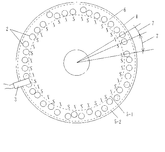 Booster bicycle provided with sensor with multiple magnetic blocks in nonuniform distribution in shell