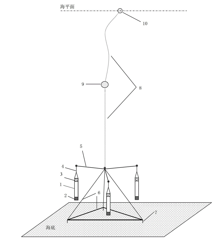 Sediment trapping device suitable for shallow-sea soft seabed