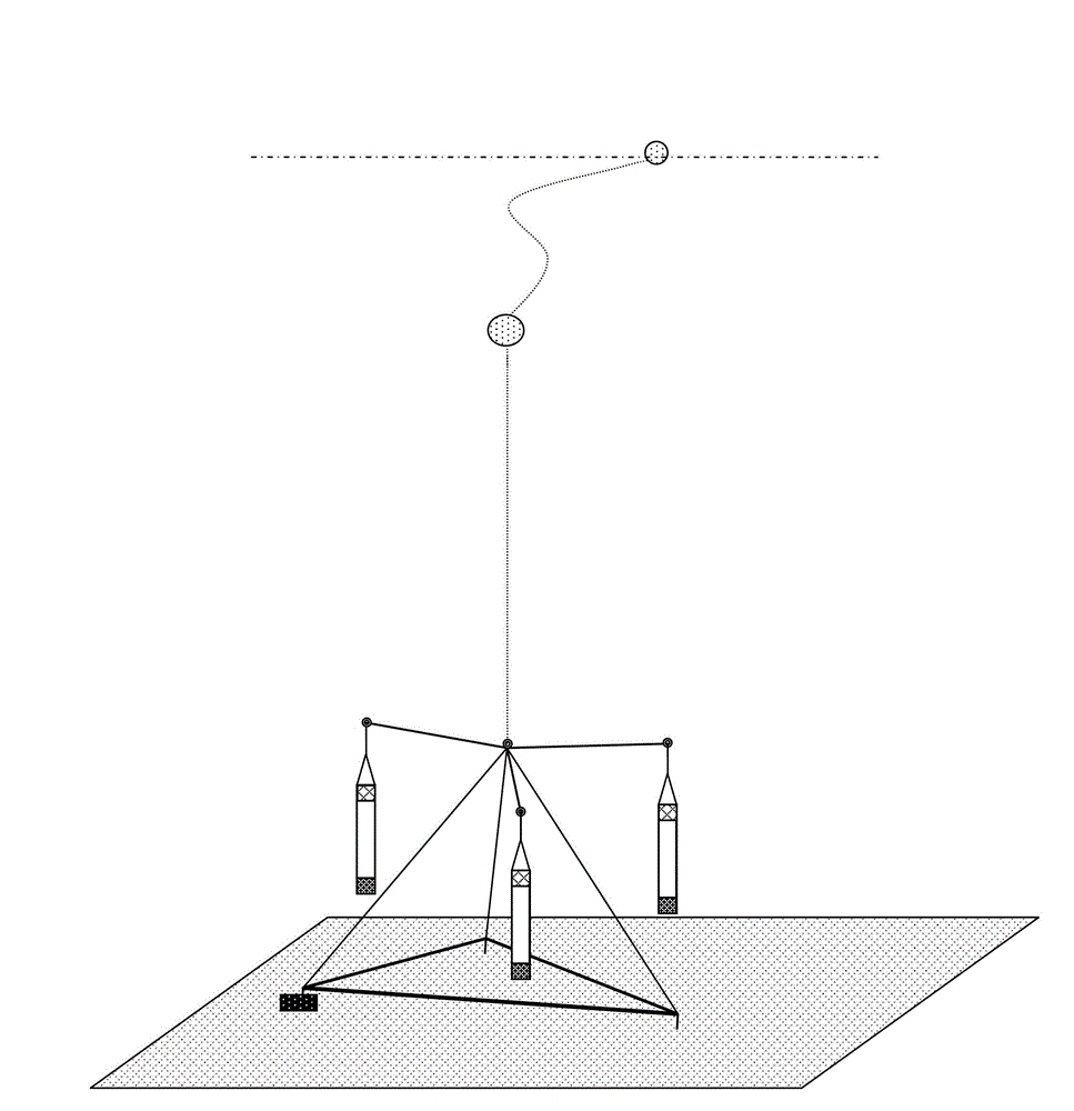 Sediment trapping device suitable for shallow-sea soft seabed