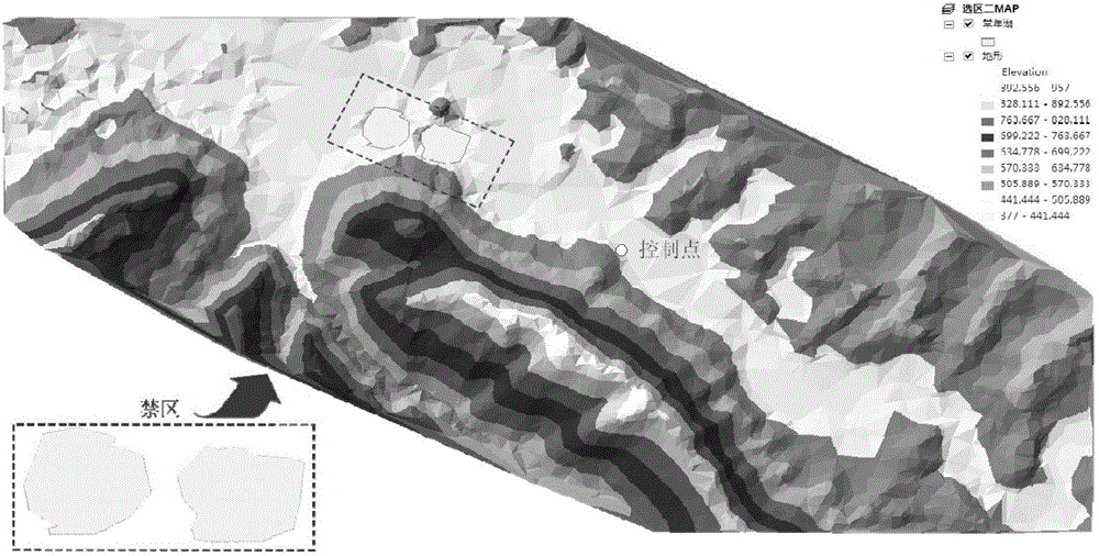 Construction method of intersection position model for 3D route selection of highway or railway