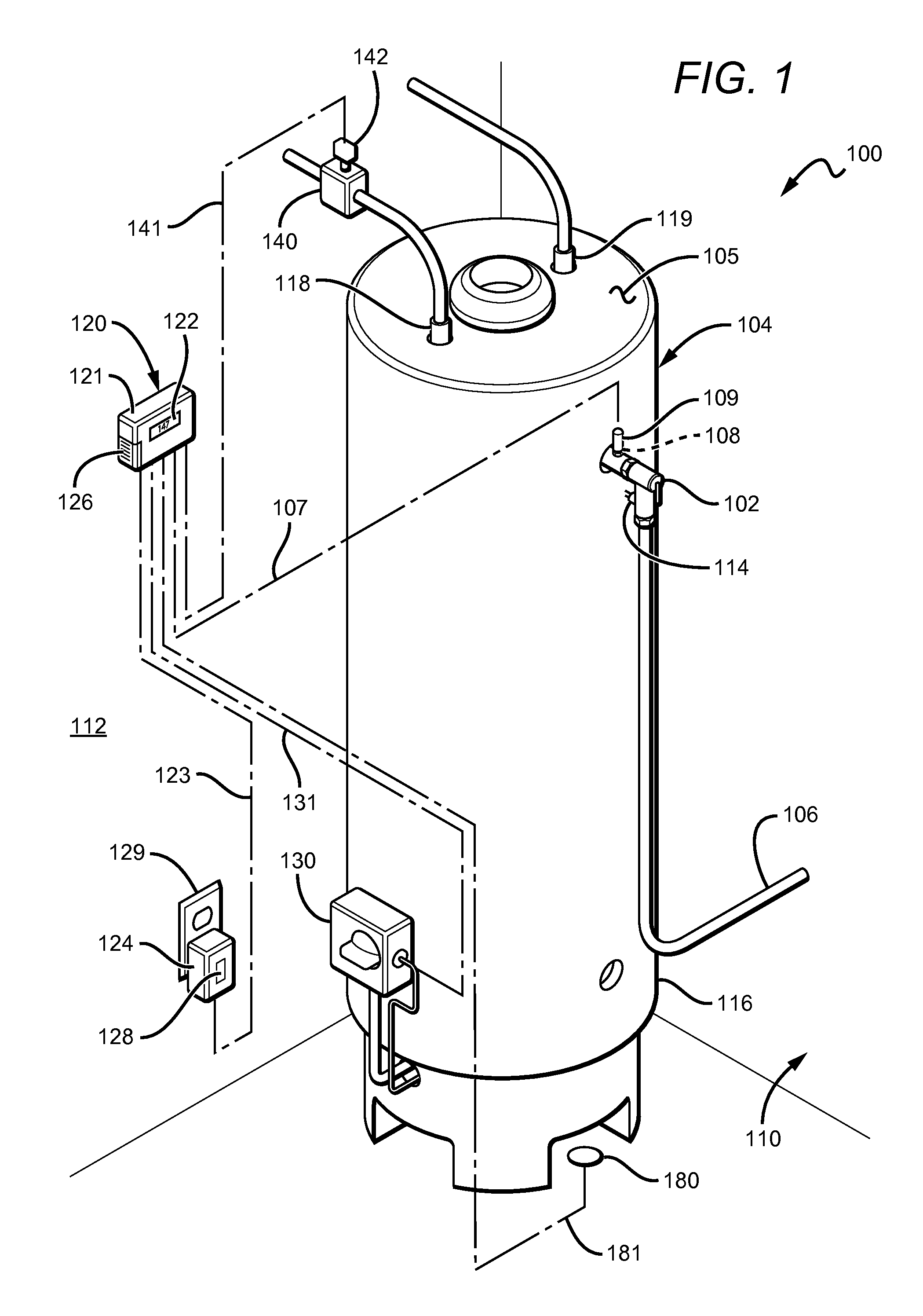 Systems and methods for monitoring relief valve drain in hot water Heater