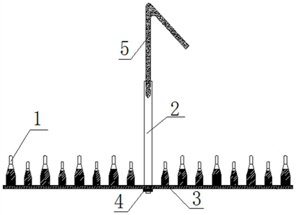 Partition surface treatment device and treatment method for nut parts