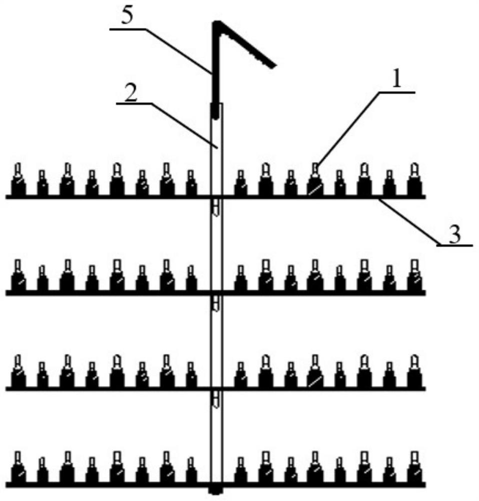 Partition surface treatment device and treatment method for nut parts