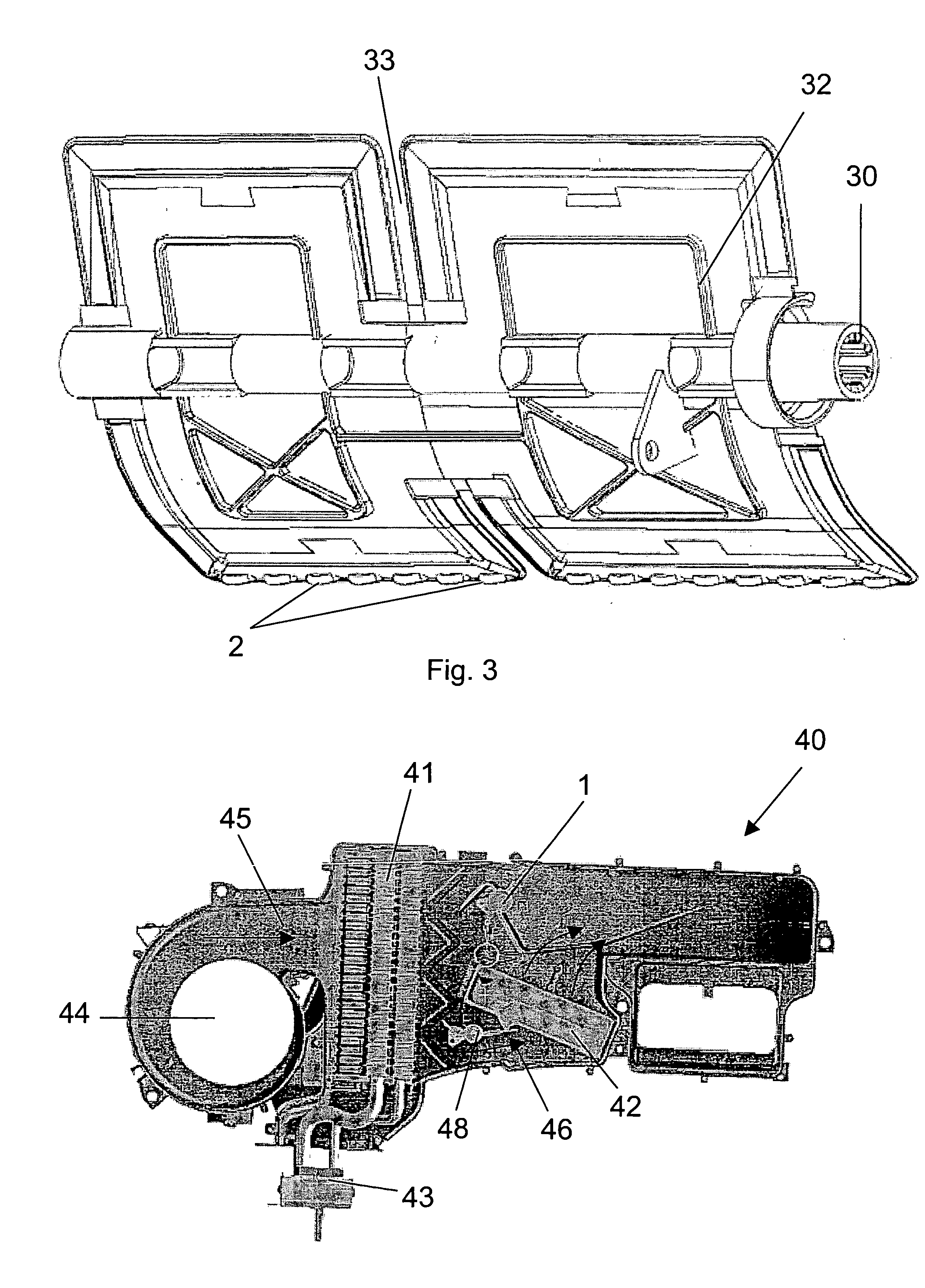 Control valve for a ventilation system of an automobile