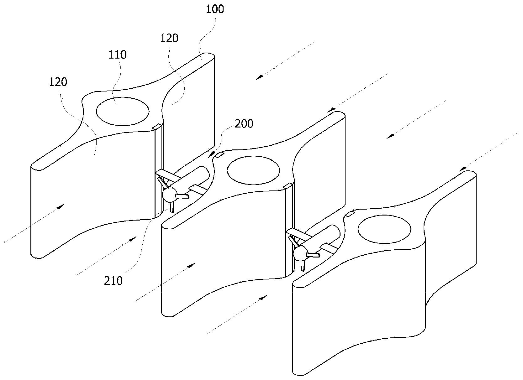 Tidal current power generator