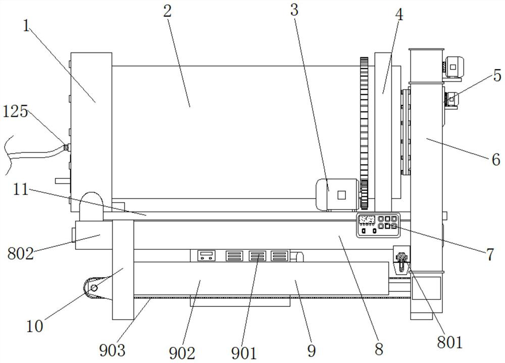 Production process and production equipment of microbial fermentation feed for replacing antibiotics