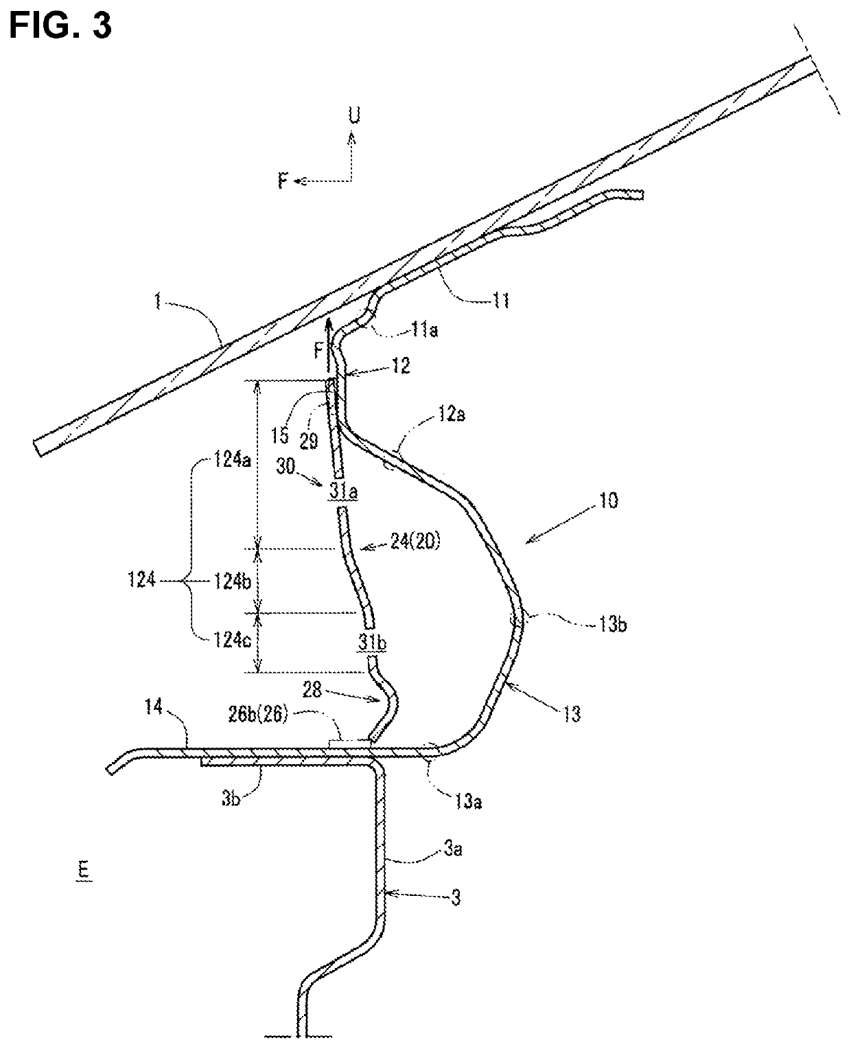 Vehicle-body structure of vehicle