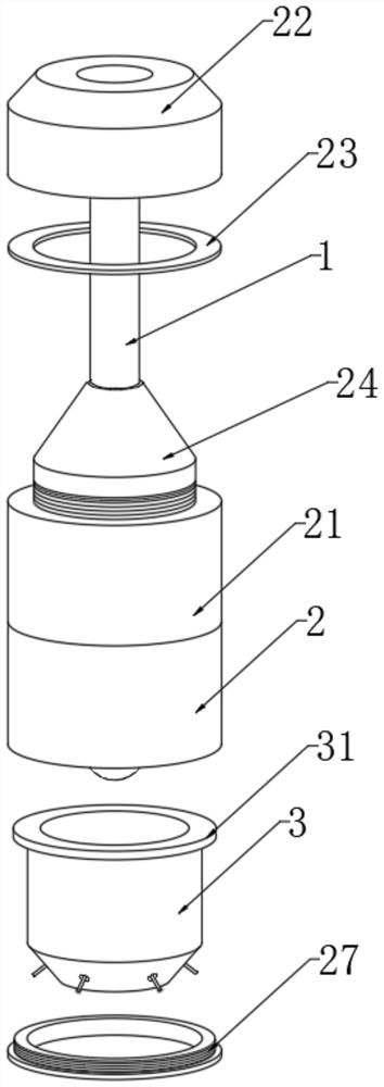 Throw-in type liquid level transmitter
