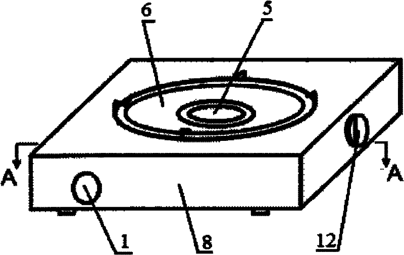 Indoor solar cooker for conducting solar energy by utilizing optical fiber