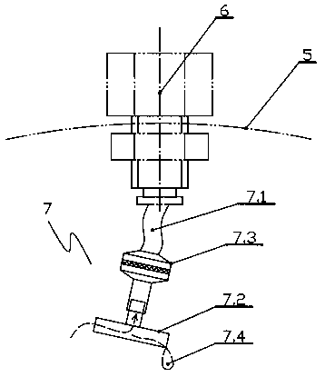 Overground and underground synchronous carbon flux measuring experimental device