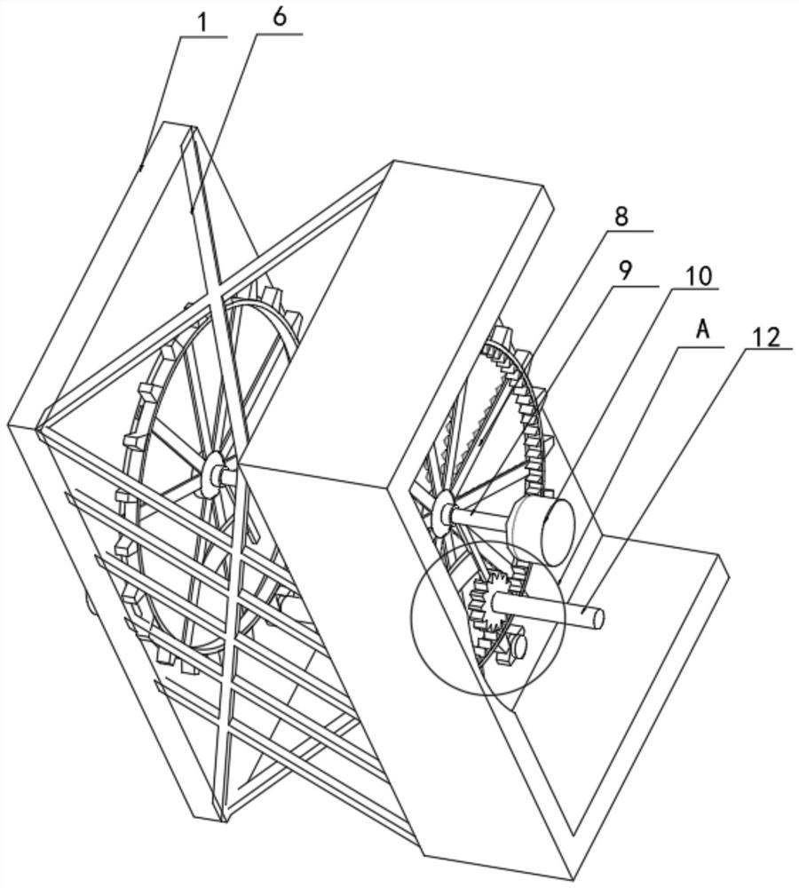 Oscillation device with arranging and boxing functions for prefabricated turbid liquid medicine