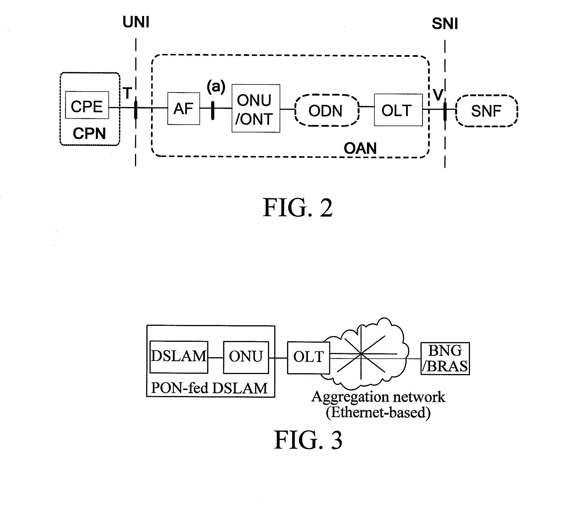 Aggregation node device of passive optical network and passive optical network system