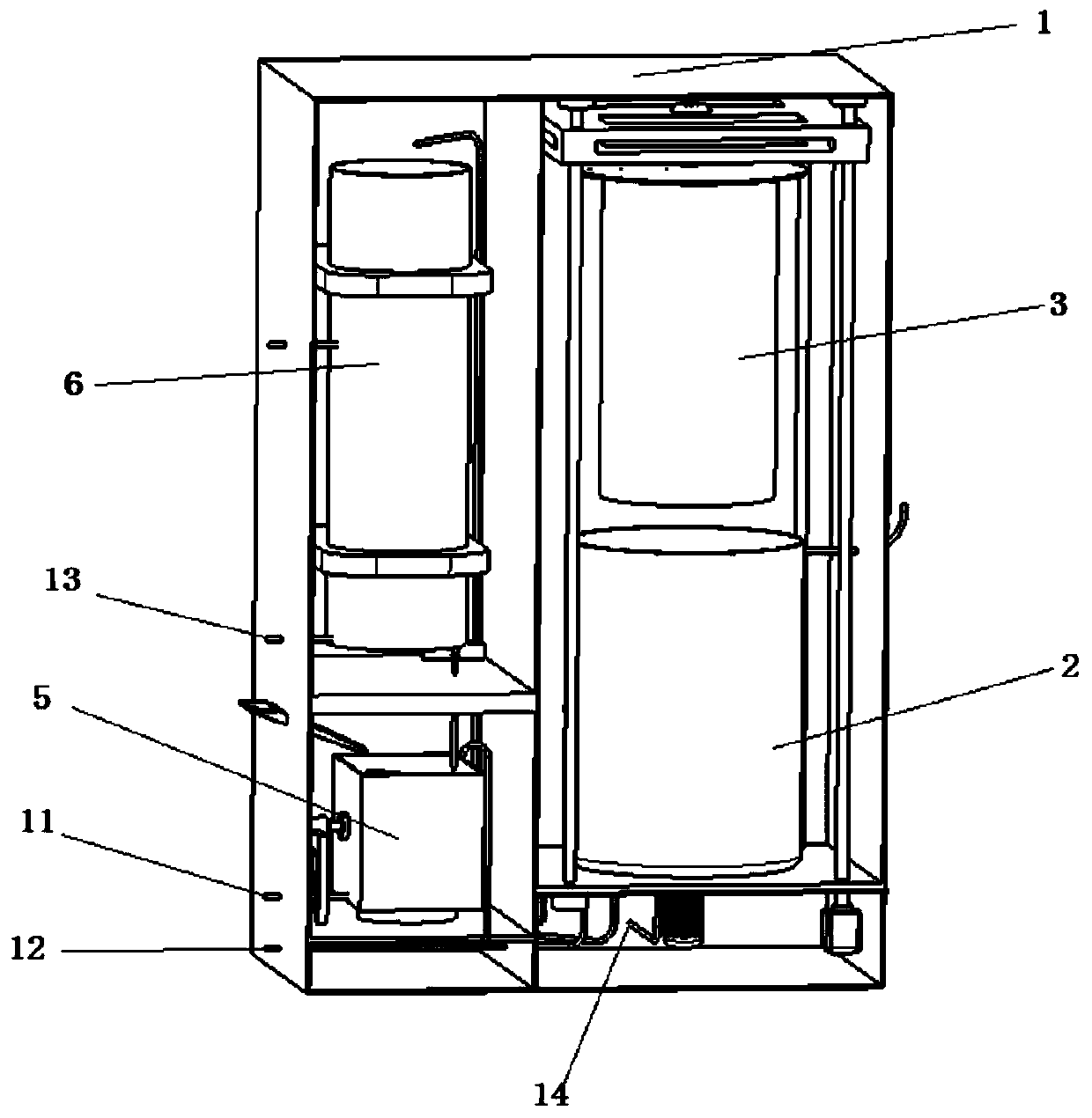 Polishing solution circulation purification processing device