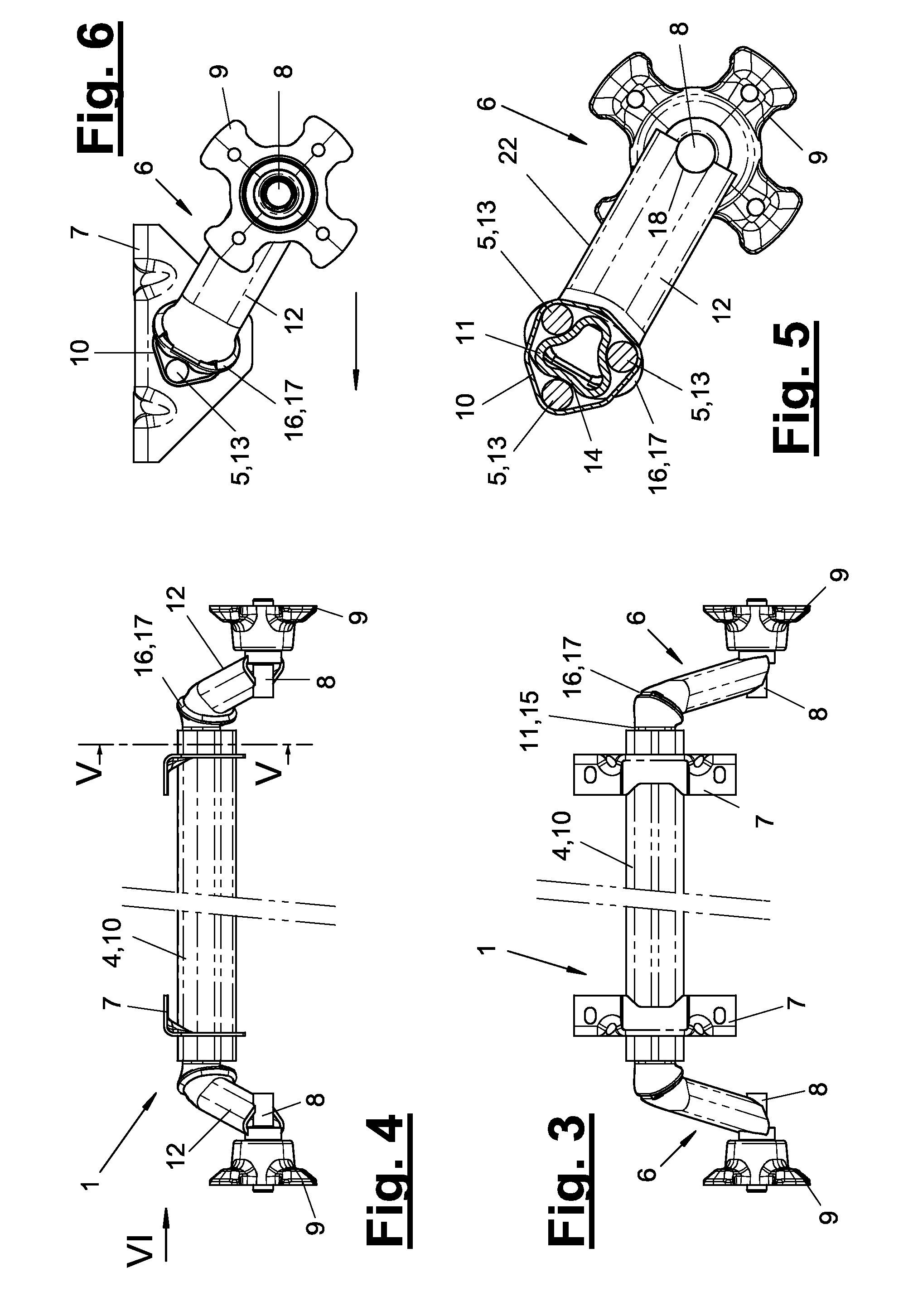 Axle and production method thereof