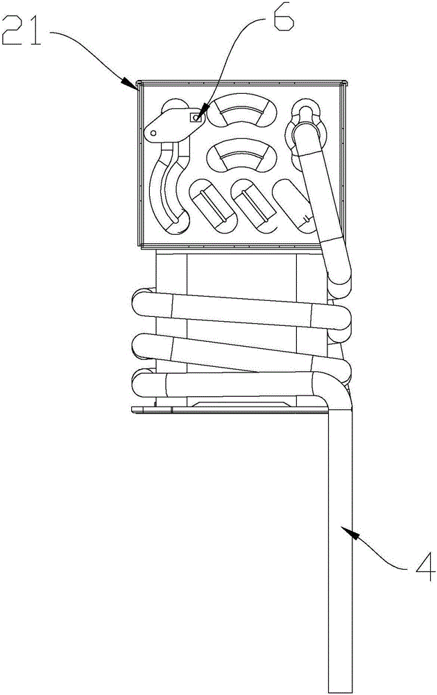 Igniting temperature control device of gas water heater