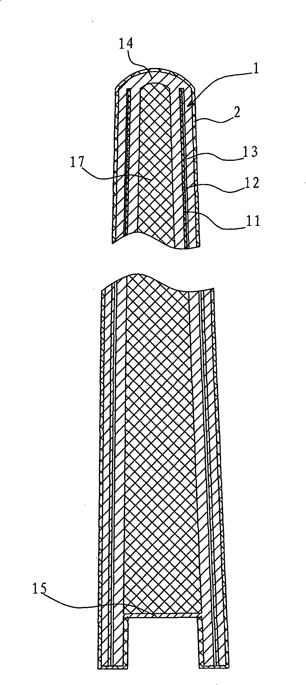 Insulated standard and processing technique thereof