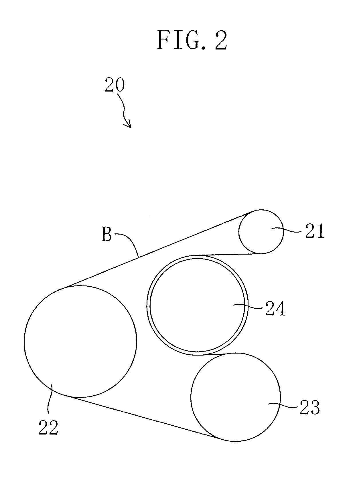 V-ribbed belt and automotive accessory drive belt drive system using the same