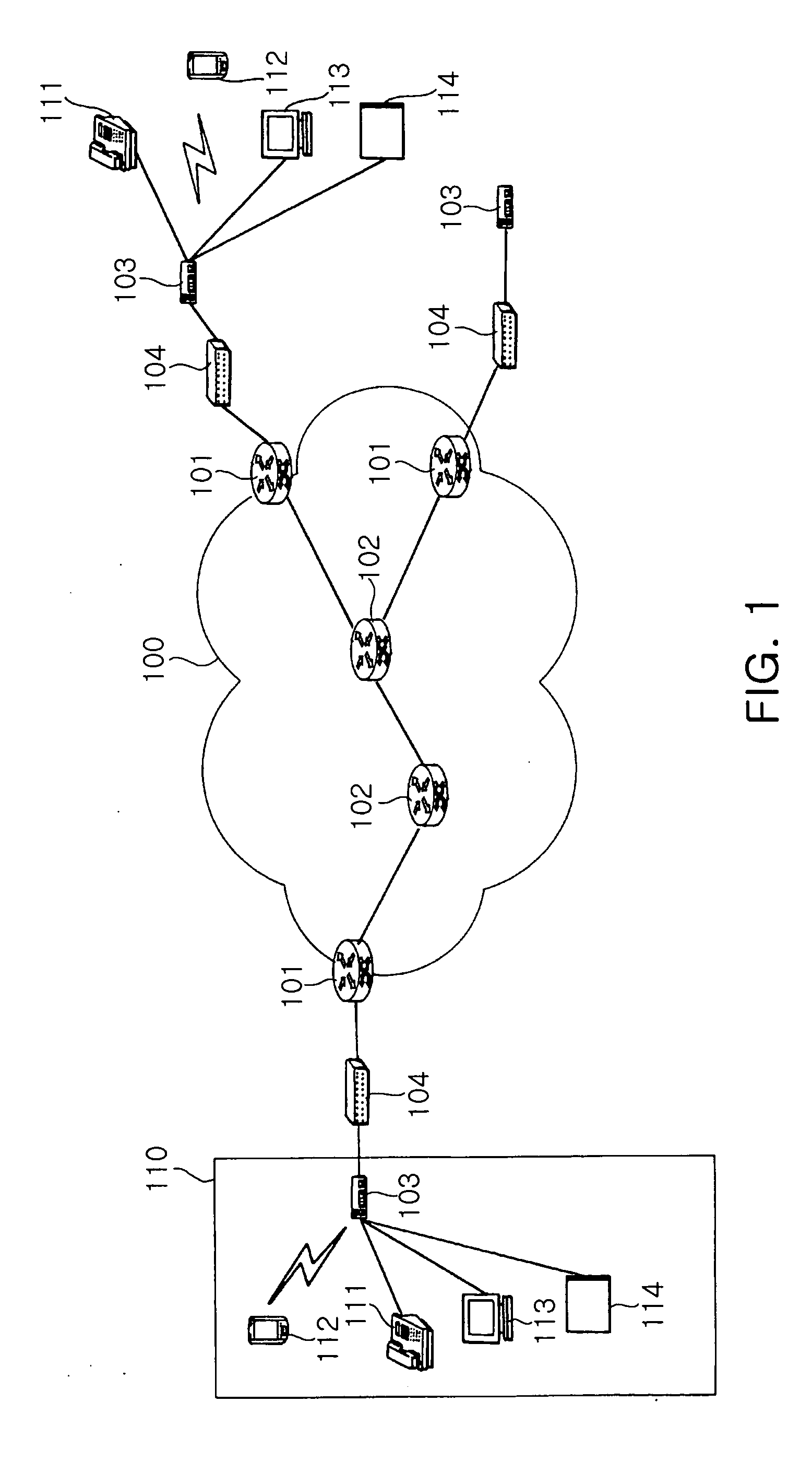 System and method for guaranteeing quality of service in IP networks