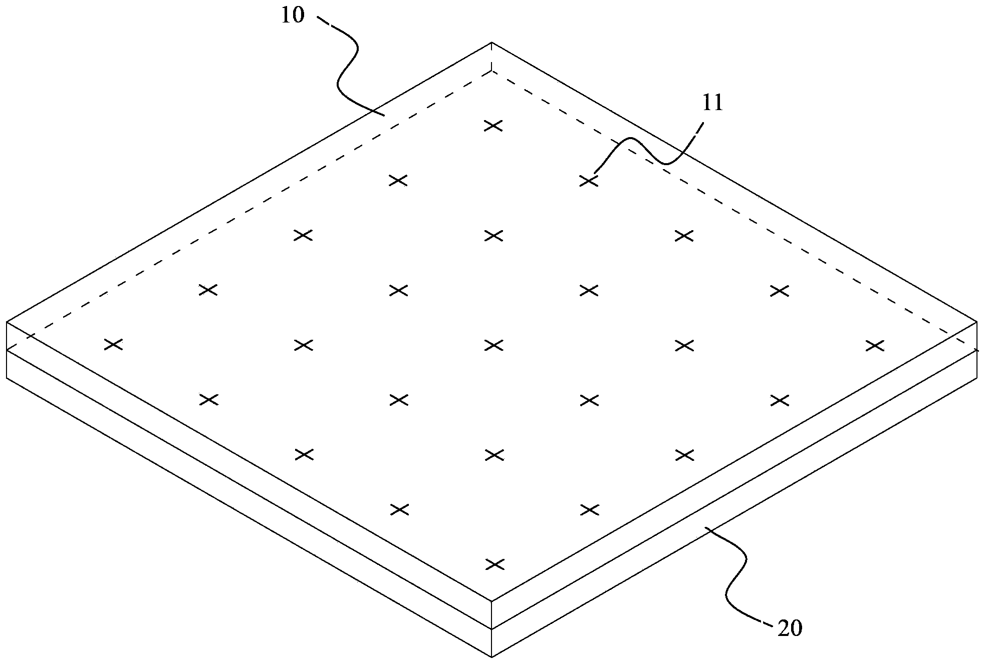 Broadband wave-transmitting material, and antenna housing and antenna system thereof