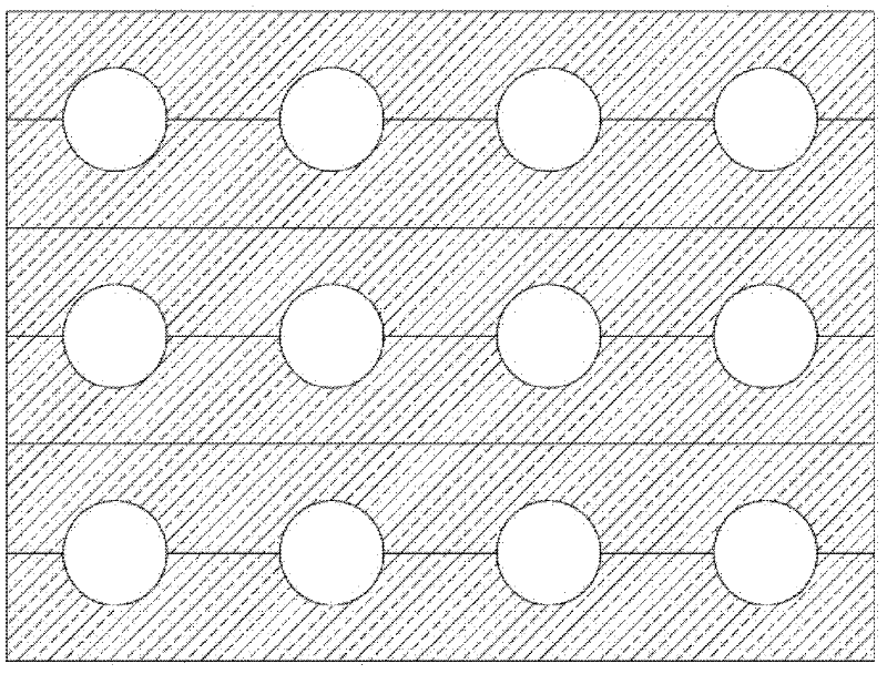 Adjustable metamaterial based on working frequency and production method thereof