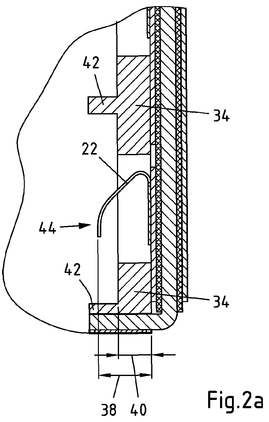 Arrangement for cells for storing electrical energy having a spring contact element
