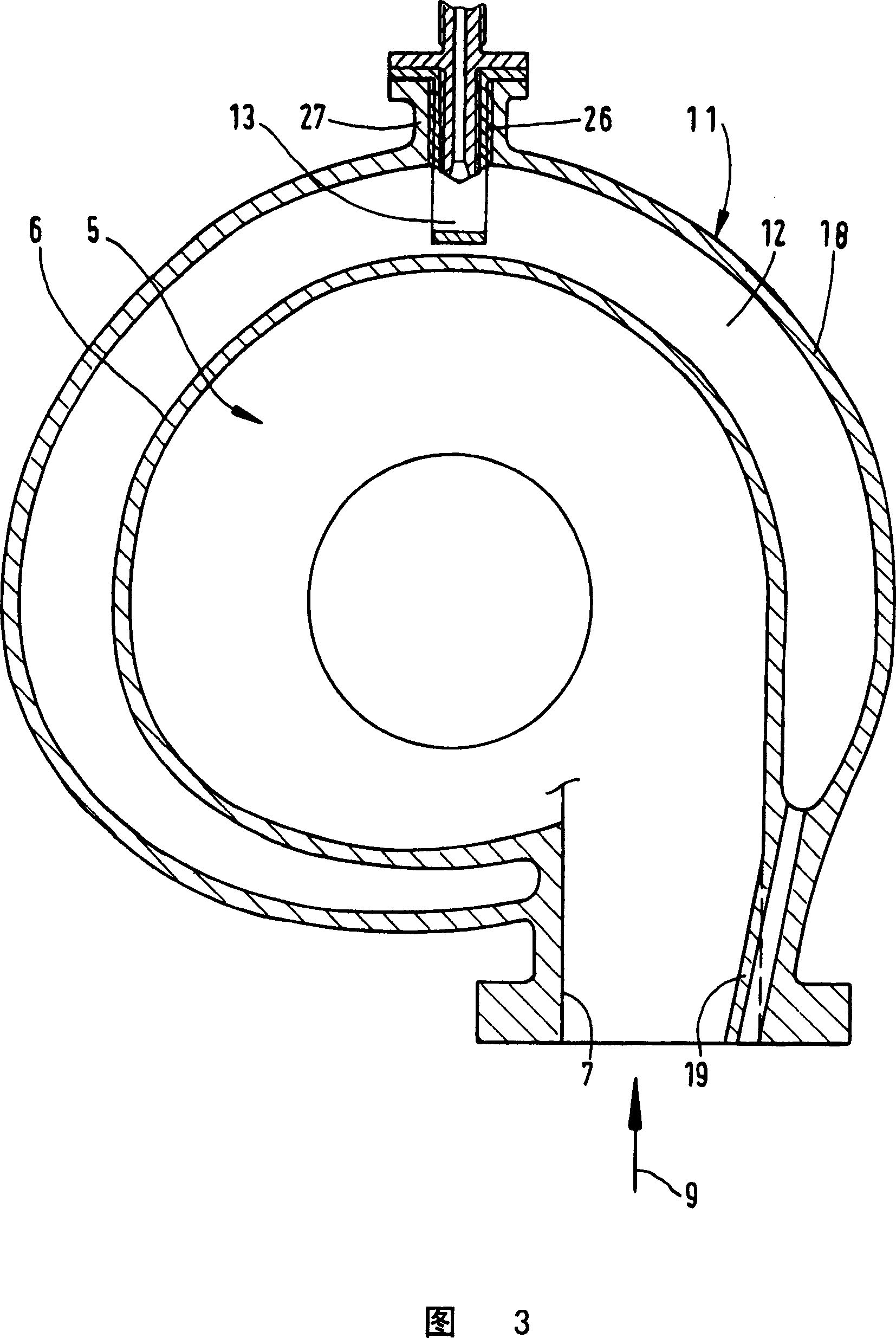 Turbo charged internal-combustion engine for exhaust system with an SCR catalytic equipment