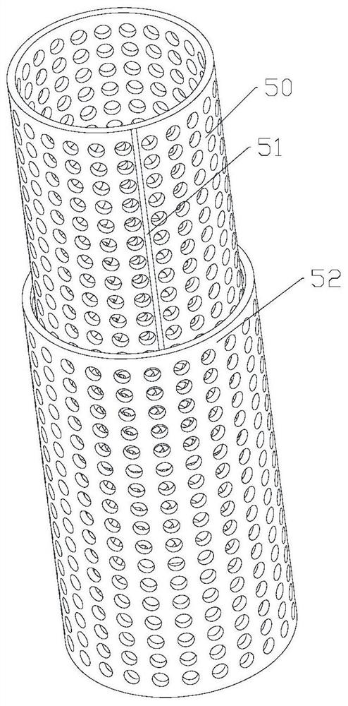 Folding filter element for tap water treatment