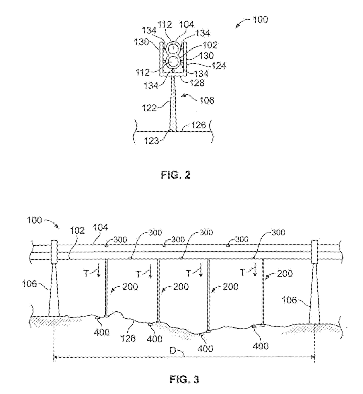 Support systems and methods for a transportation system