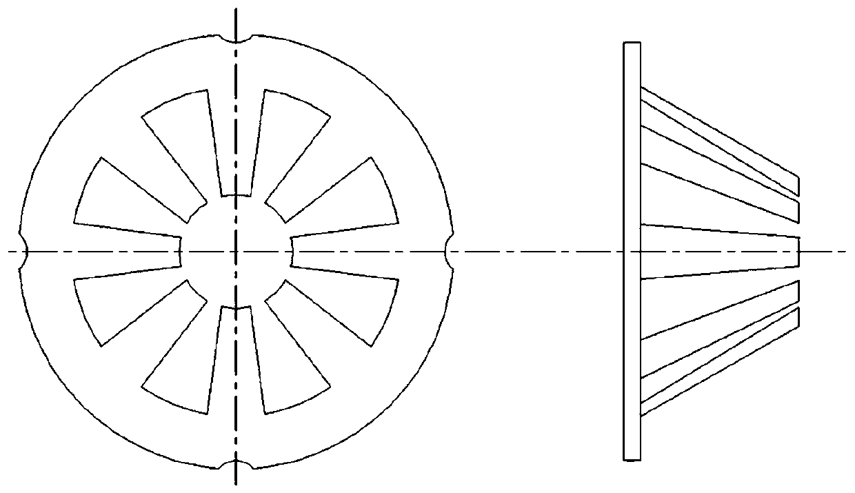 Electromagnetic self-balance dry-friction damper with elastic bearing and used for rotor bearing structure of rotary machine
