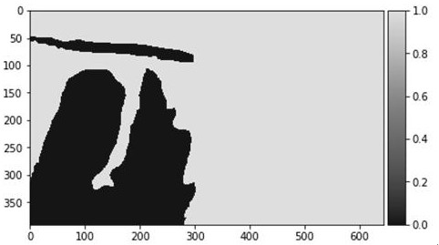 Vegetation classification method of remote sensing image based on gradient scale interval change regular operator