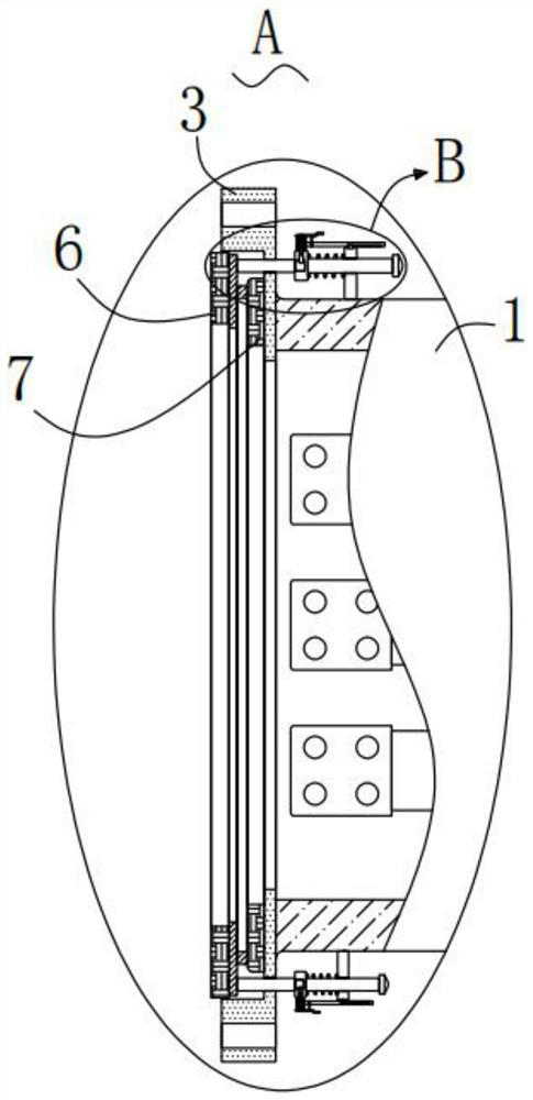 Waterproof structure for common-box bus of power station generator