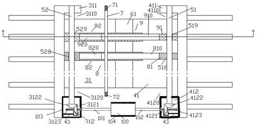 A waterproof bridge expansion joint cleaning device