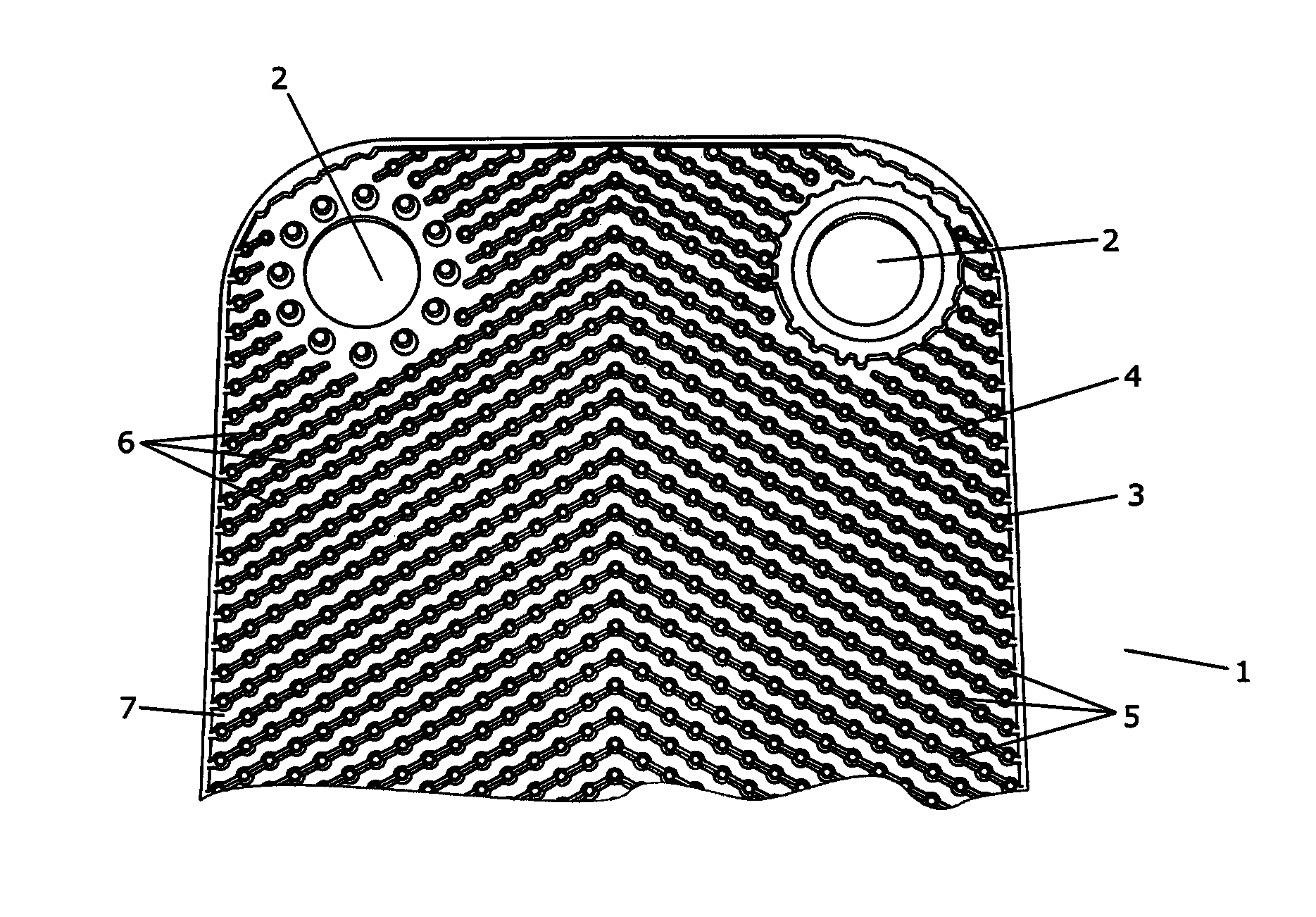 Double plate heat exchanger