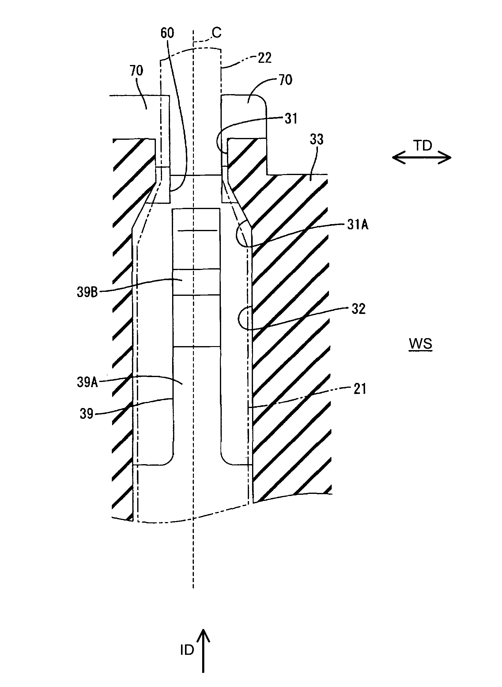 Connector and method of molding a connector