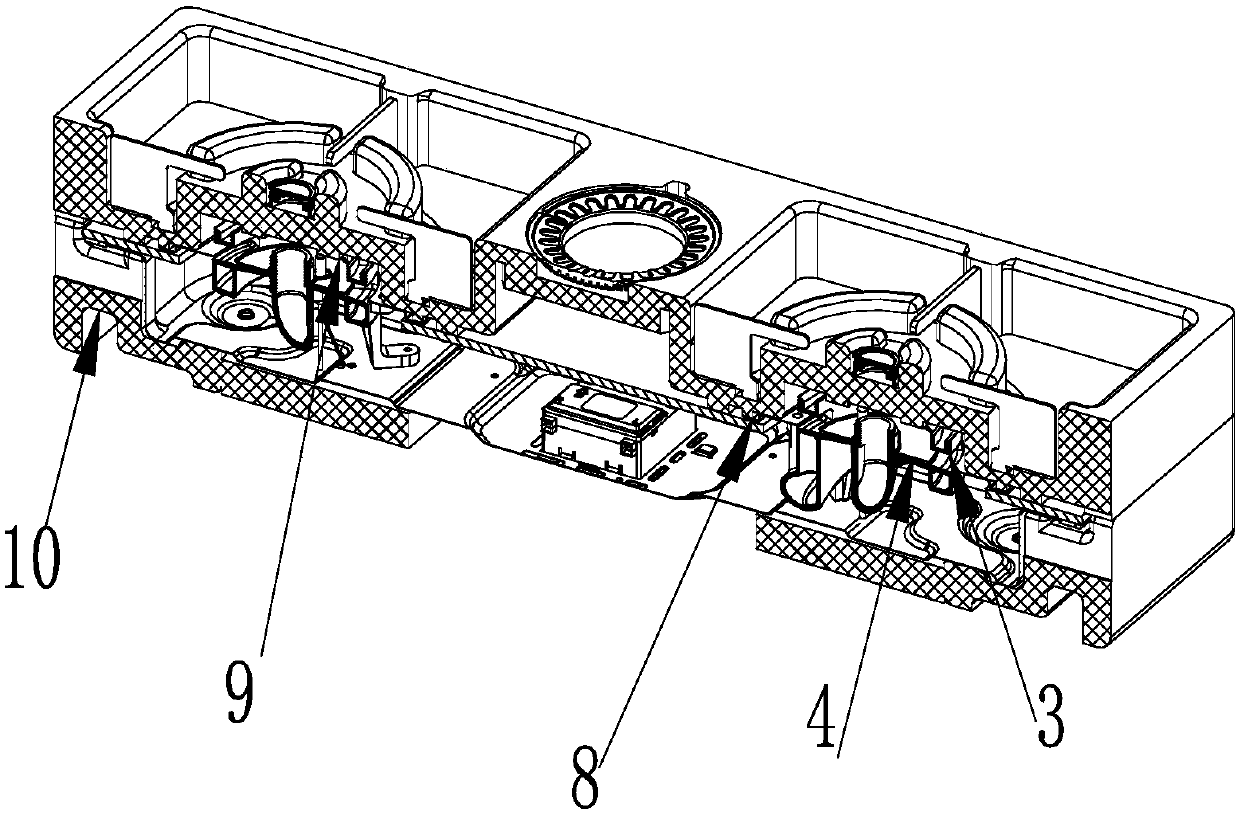 Buffering packaging of gas stove and gas stove packaging body