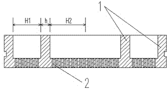 Composite spinning filtering sand flattening device