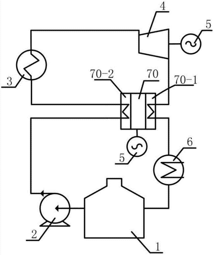 Stirling heat regenerator-organic Rankine cycle system and use method thereof
