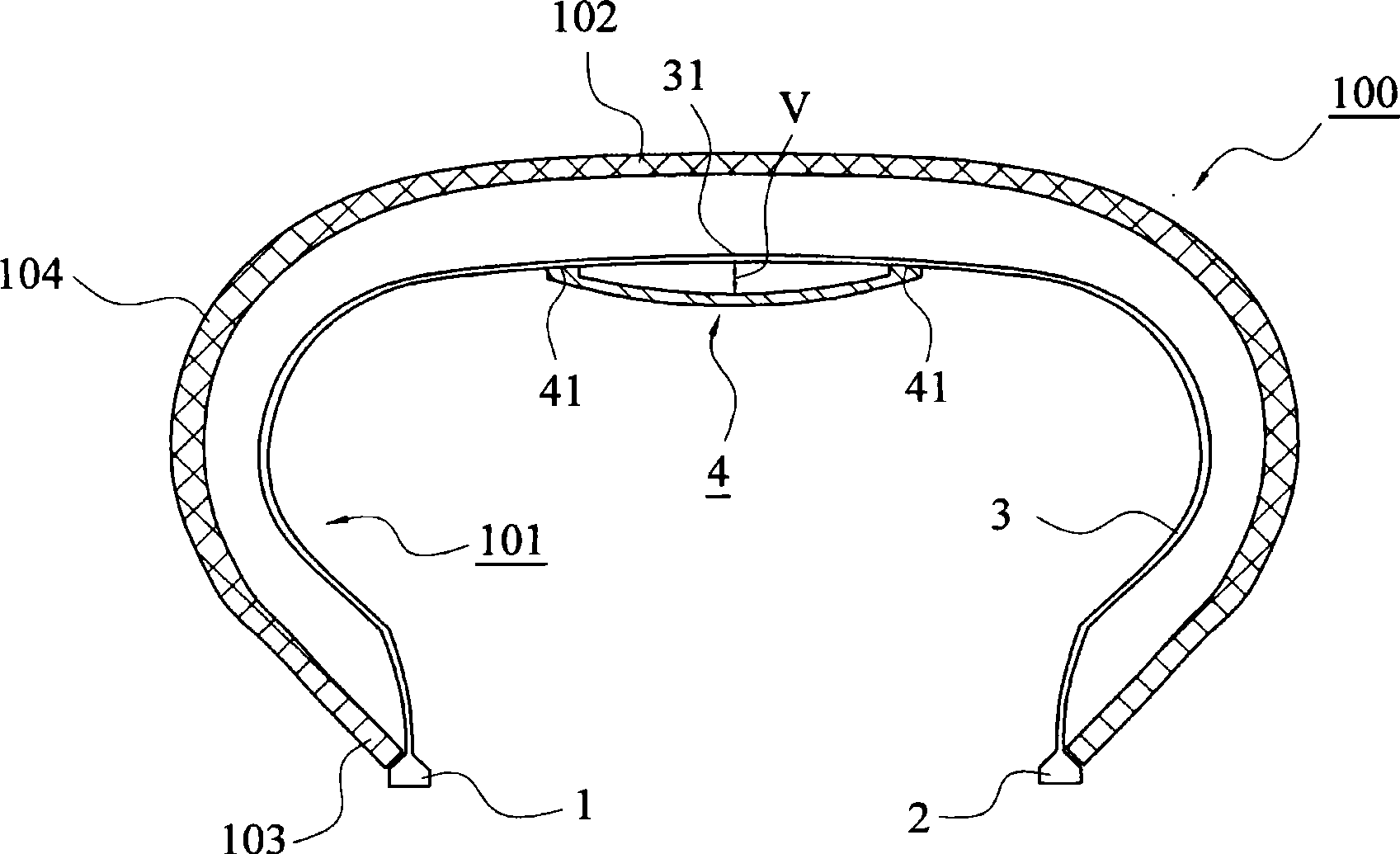 Air bag for vehicle tire sulfuration