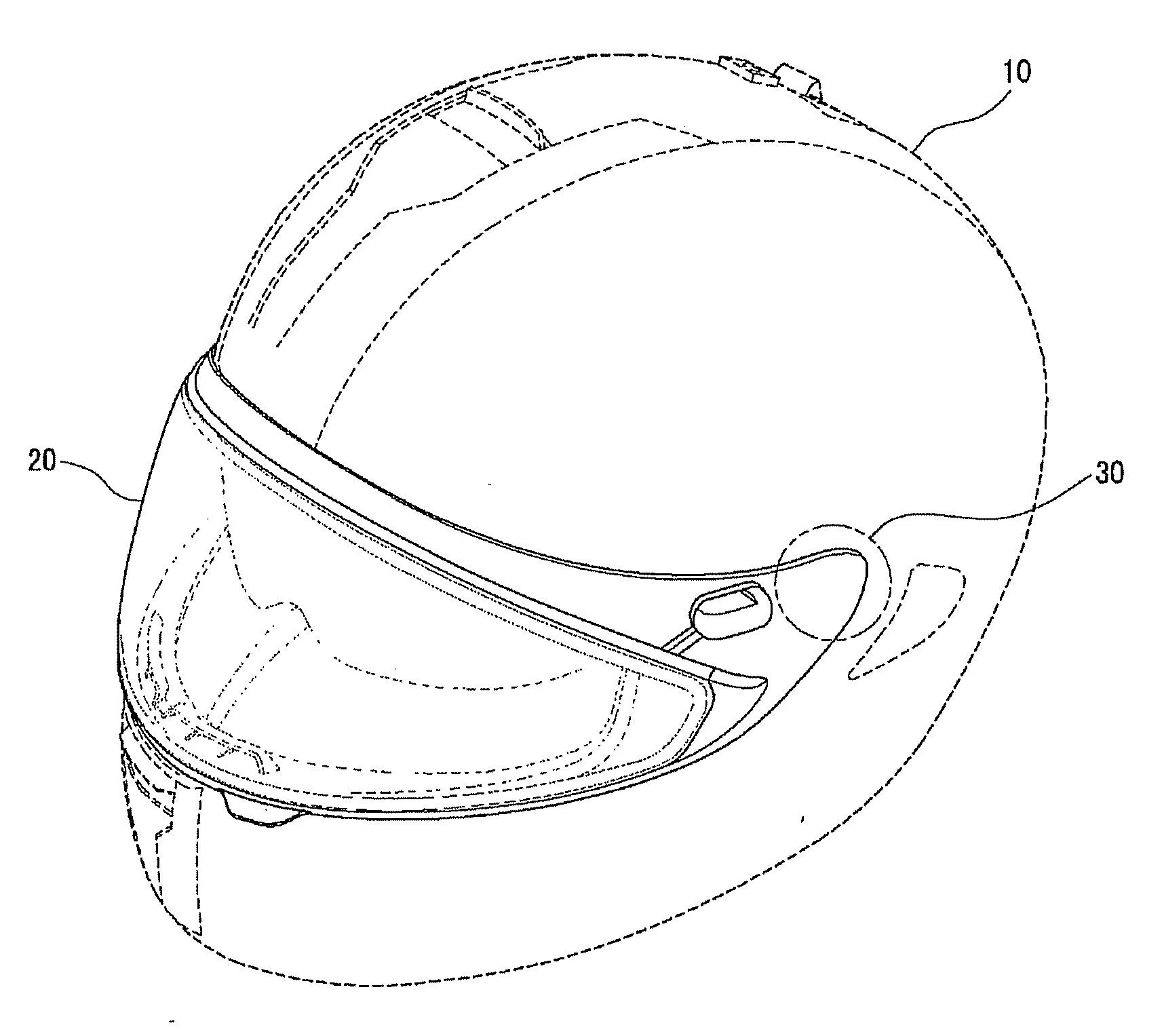 Helmet shield including ventilation unit