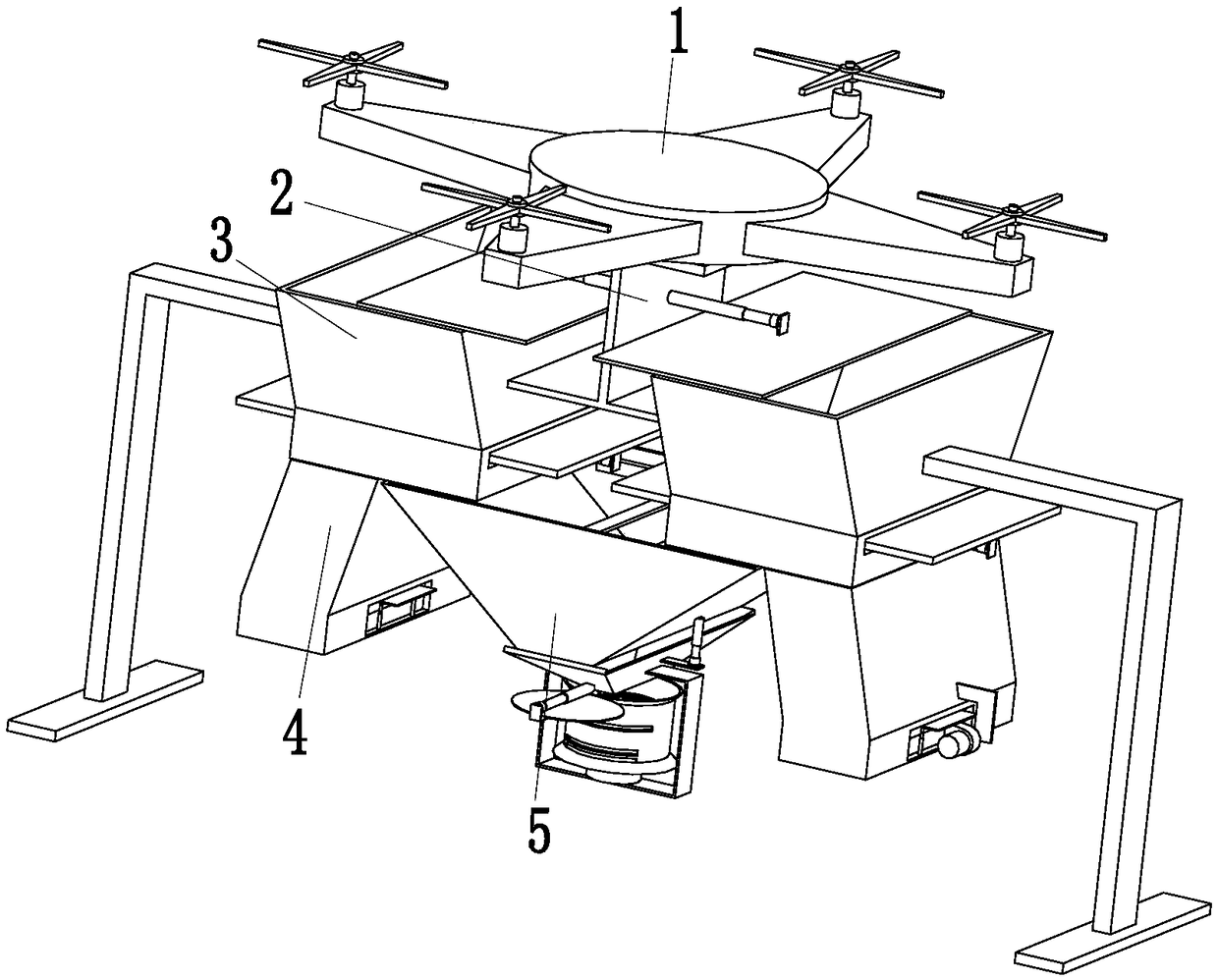 Growing-protection unmanned aerial vehicle