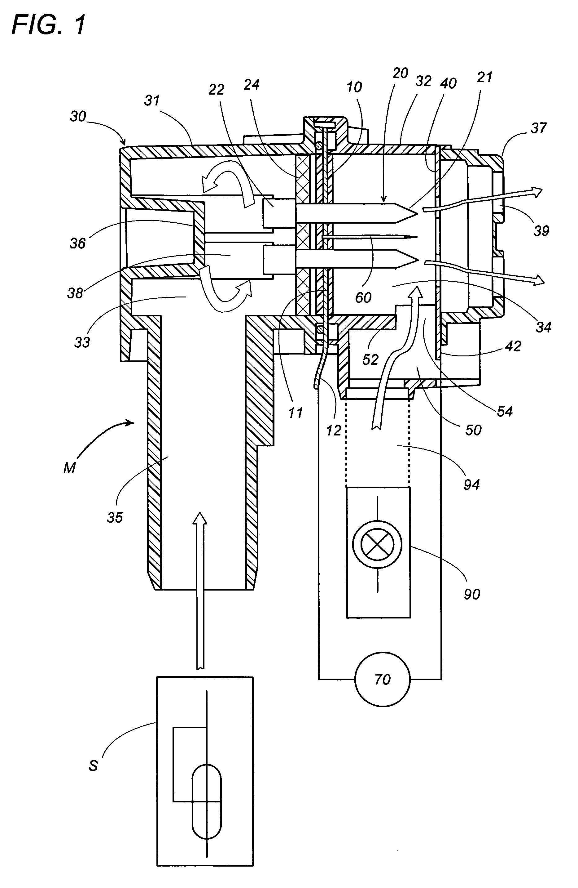 Electrostatic atomizing device and humidifier using the same