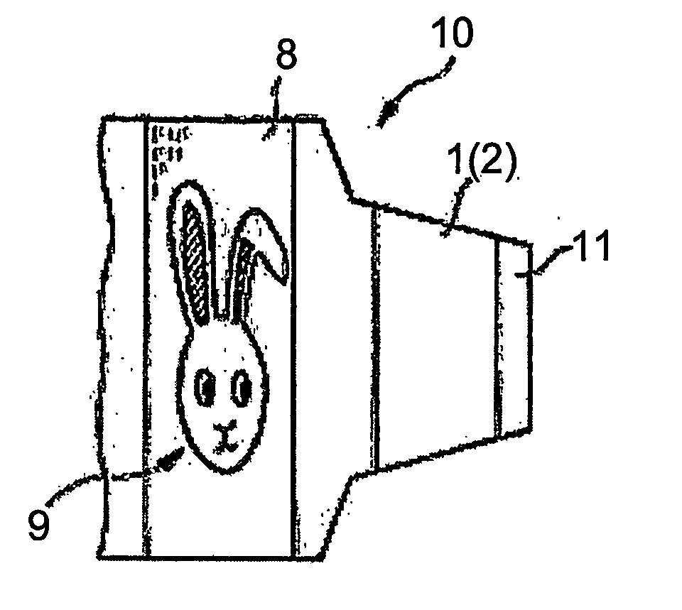 Fastening element and article equipped with same