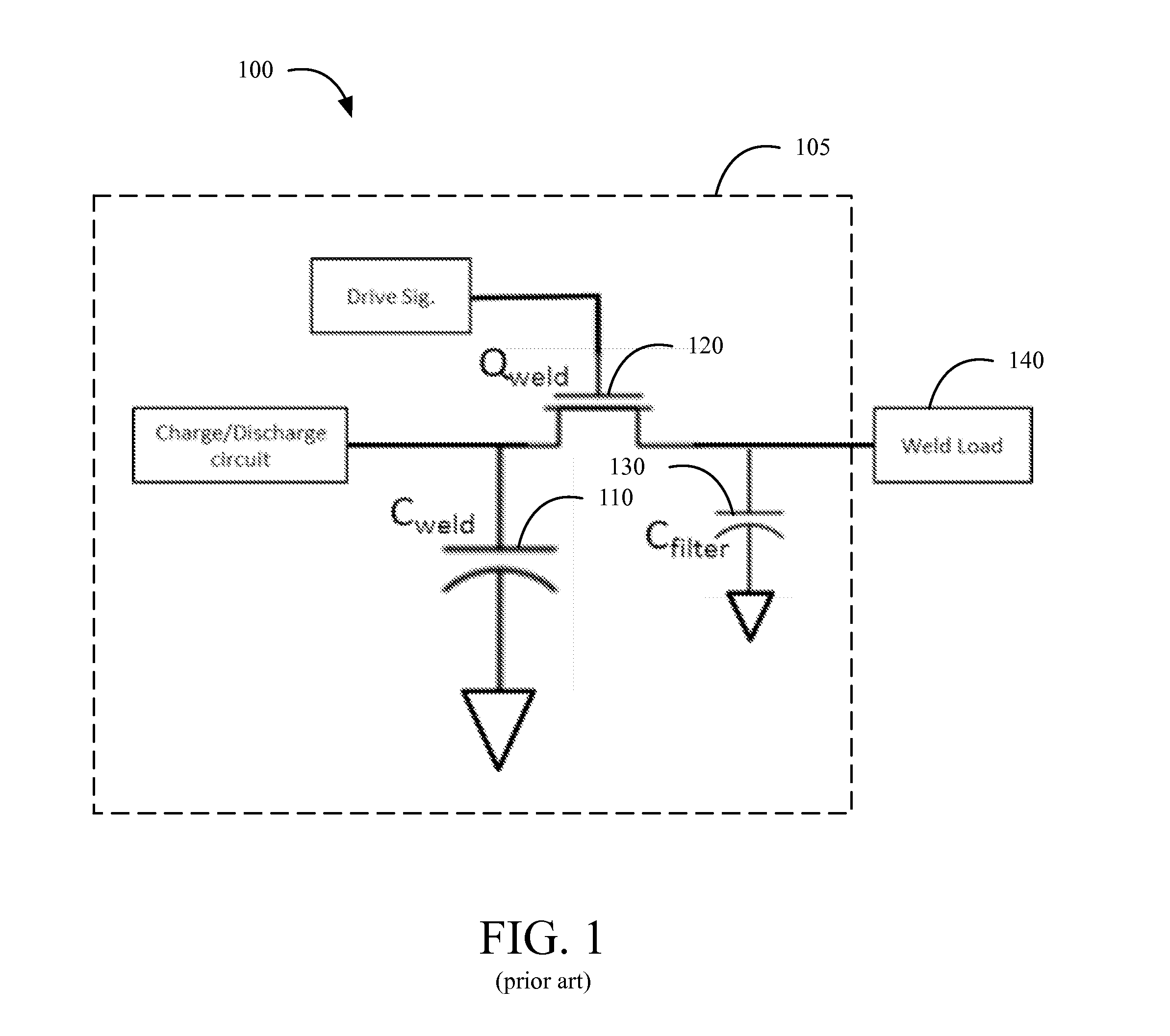 Welder With Active Linear DC Filtering Circuit