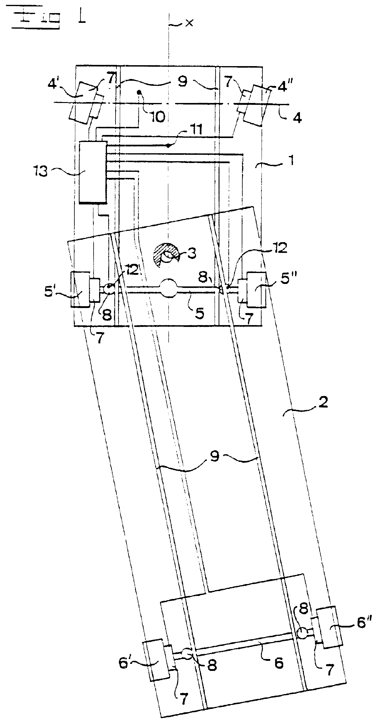 Device for a vehicle