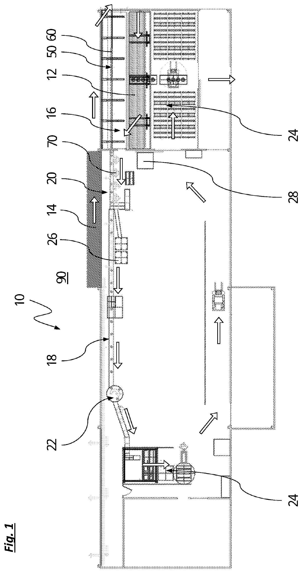 Method and plant for harvesting and post-production packaging of leafy crops by hydroponic technique