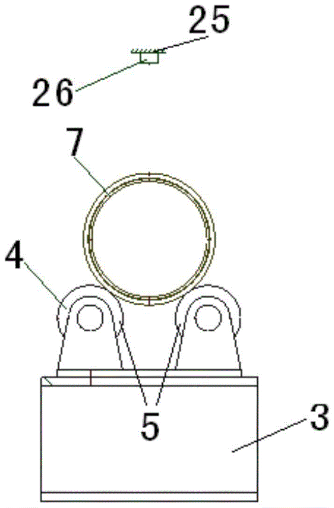 A grinding equipment for automatic grinding of cast pipe socket