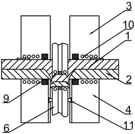 A device and method of riveting non -rivet rivet