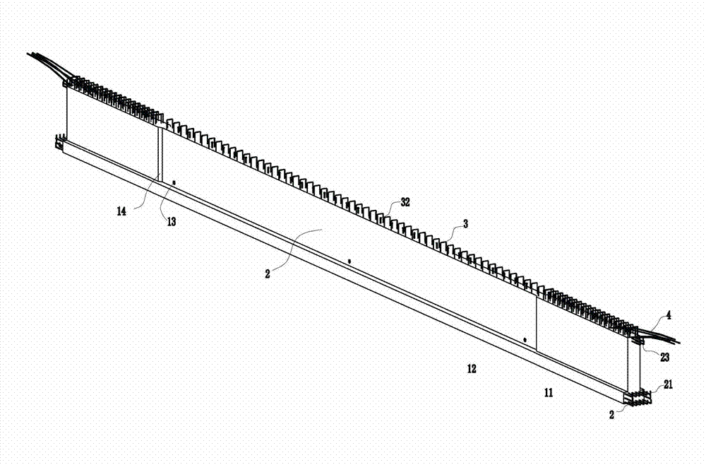 Irregular-shaped precast beam used for bridges