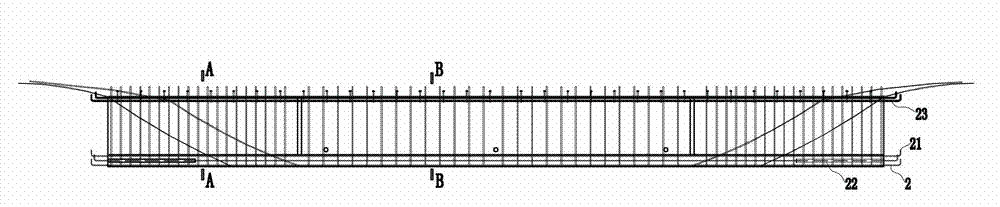 Irregular-shaped precast beam used for bridges