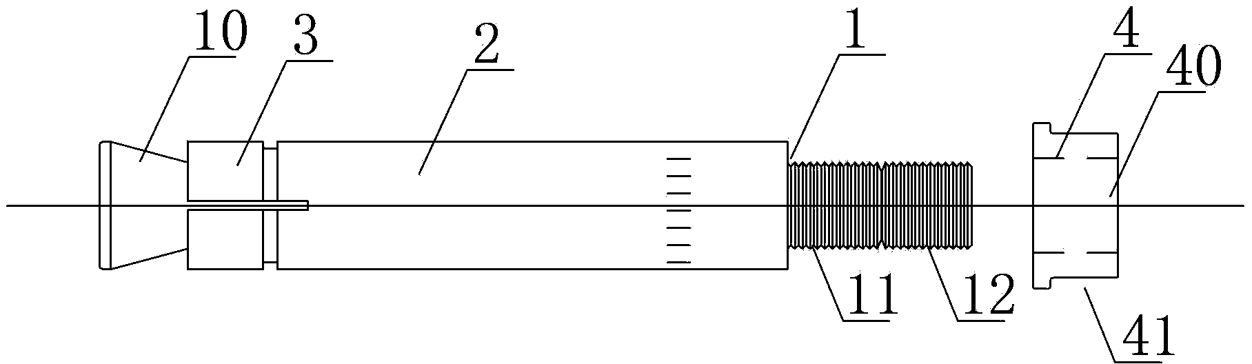 Fire-proofing shock-resisting loss-preventing undercut anchor and connecting structure thereof